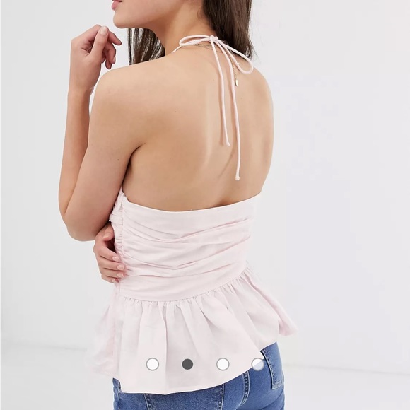 ASOS Halter Sun Top with Bunny Tie - Picture 3 of 4
